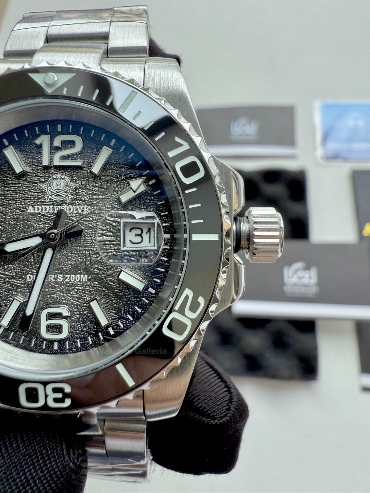 Addiesdive Submariner Gradient Quartz (Grey) AD2513 Watches Galleria Š Copyrights All Right Reserved