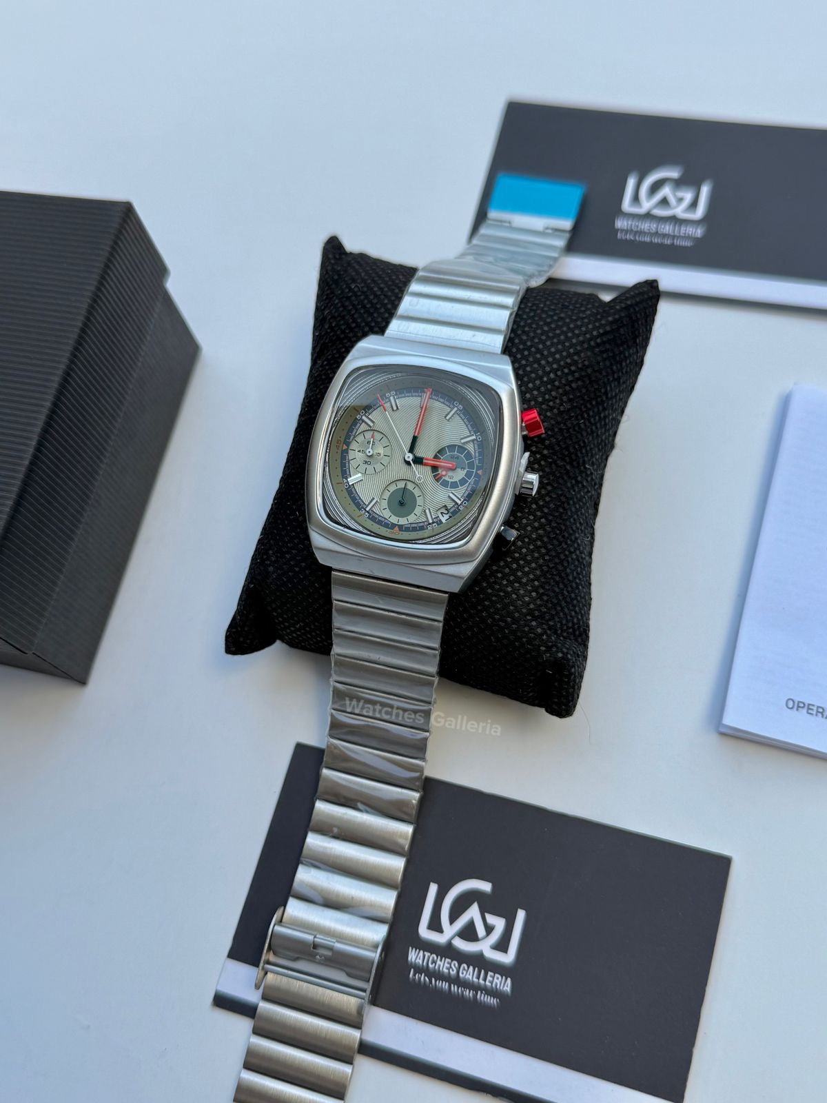 Ciloa Chronograph Steel (Green) ciloa611 Watches Galleria