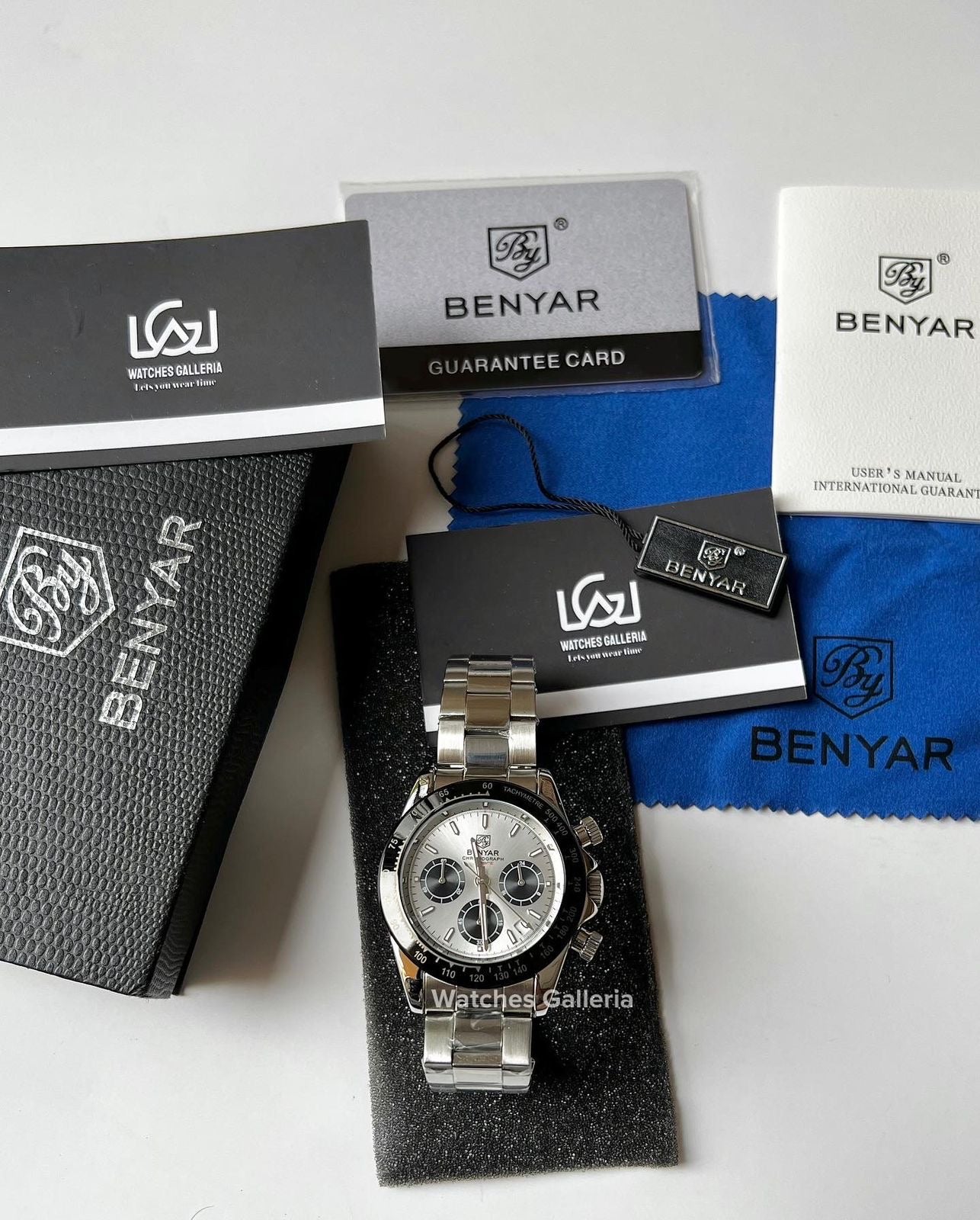 Benyar Daytona Quartz (Silver) BY5169