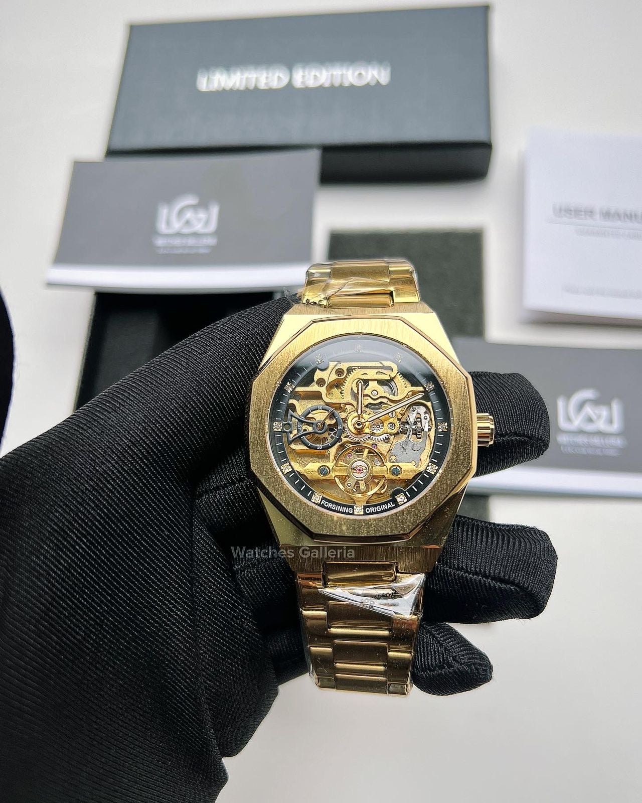 Forsining Royal Oak Skeleton Automatic (Gold) TM375G