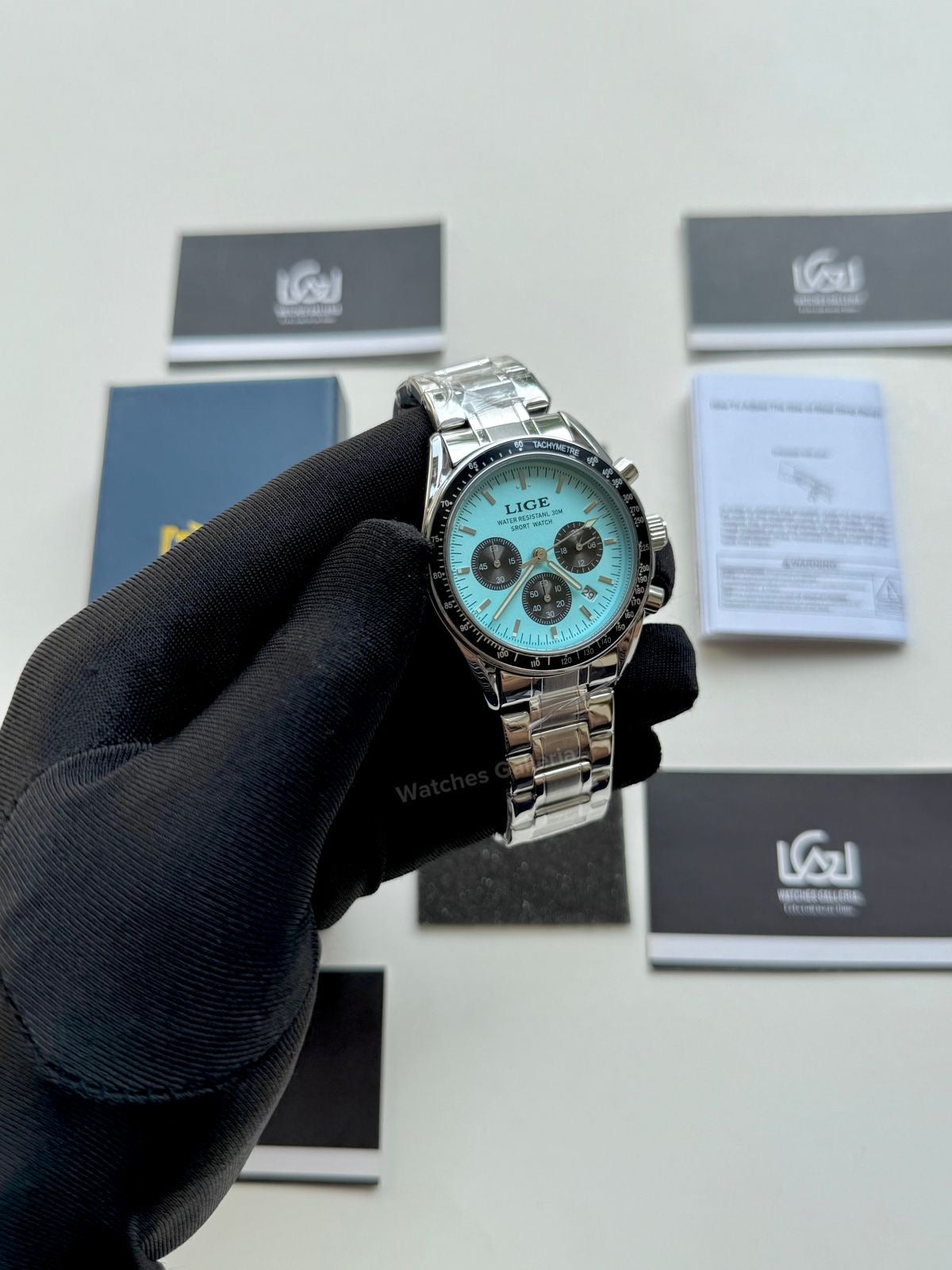 Lige Speedmaster Moonswatch Quartz (Tifanny) Lige89137 Watches Galleria © Copyrights All Right Reserved