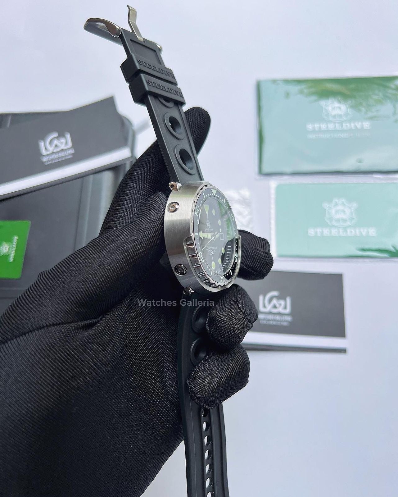 Steeldive Tuna Marineengineer Automotic (Black) SD1975