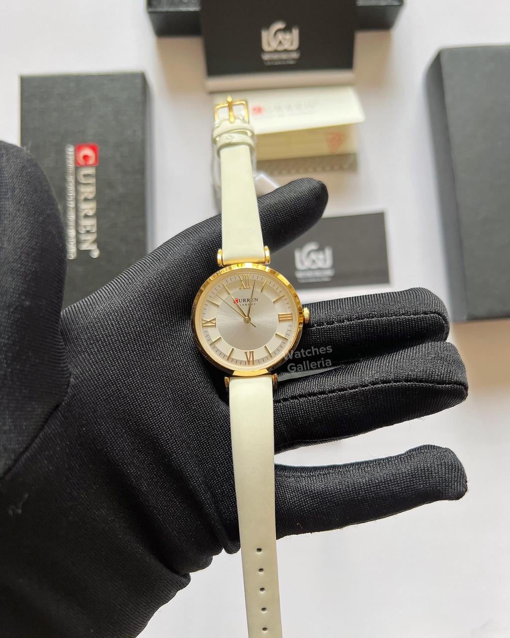 Curren Ladies Watch (White) C9079