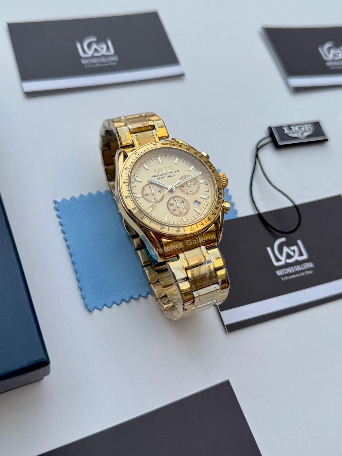 Lige Speedmaster (Gold) lige89137 Watches Galleria