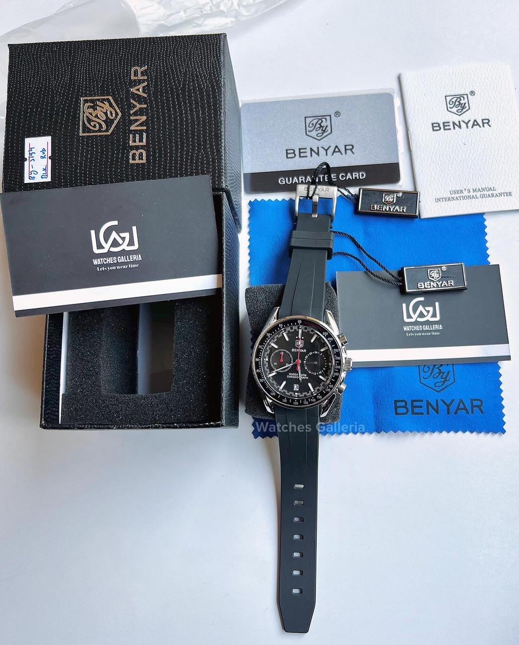 Benyar Black Bay Chronograph Quartz (Black) BY5194