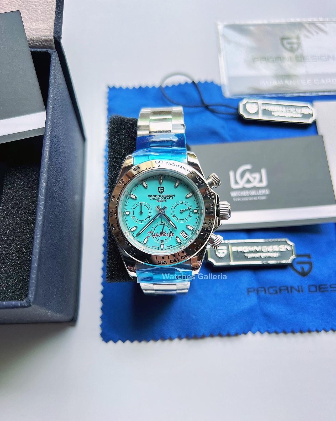Pagani Design Daytona Quartz (Tifanny Blue) PD1727