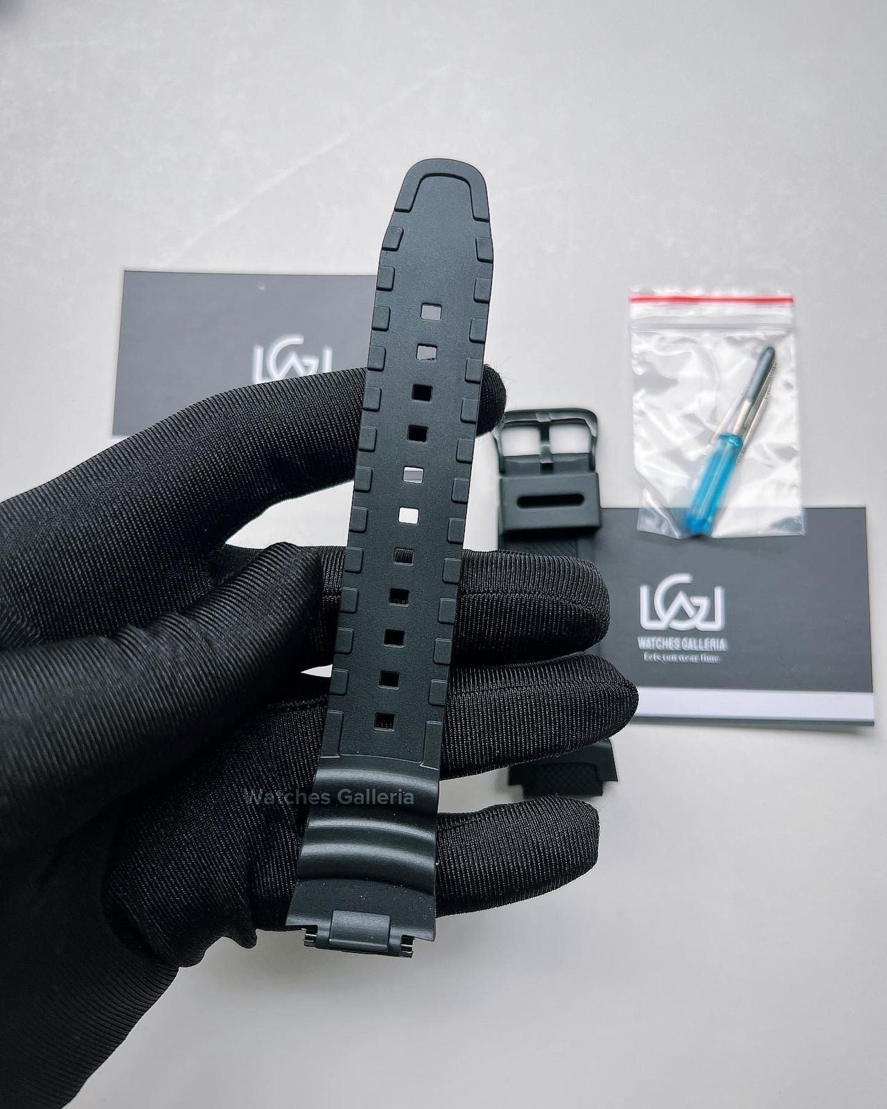 Silicon Straps (Black) For Casio W218H | F108 | AE1100 | AE1200 | SGW300 | MRW200