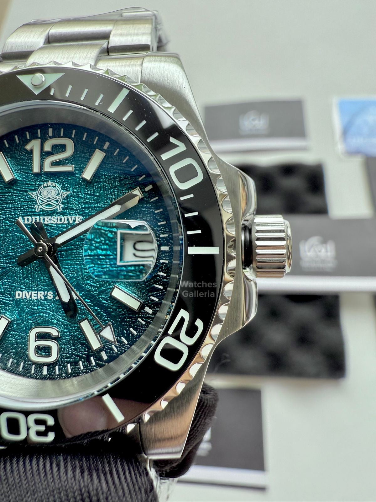 Addiesdive Submariner Gradient Quartz (Blue) AD2513 Watches Galleria Š Copyrights All Right Reserved