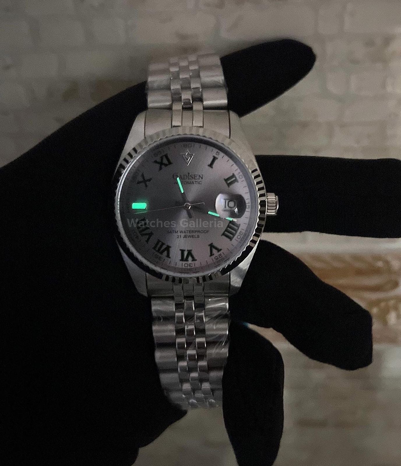 Cadisen Datejust Wimbeldon Automatic (Silver) C8211