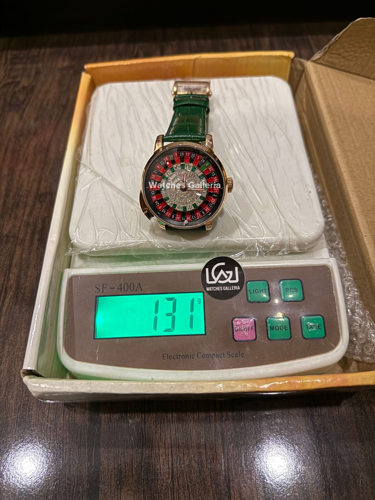 Pindu Design Casino Roulette Button Edition Automatic (Baguette Cut Diamonds) P6628 Watches Galleria