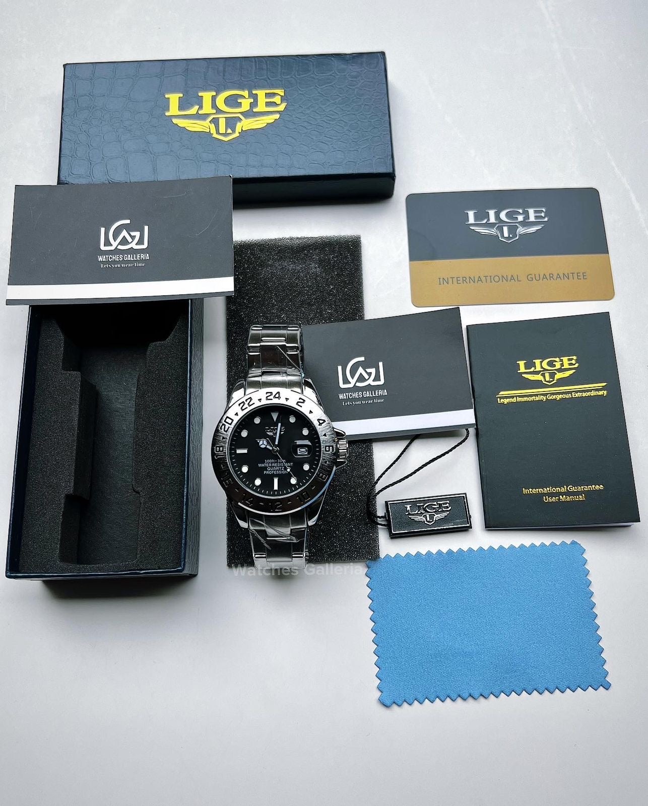 Lige Explorer II Quartz (Black) LG8946
