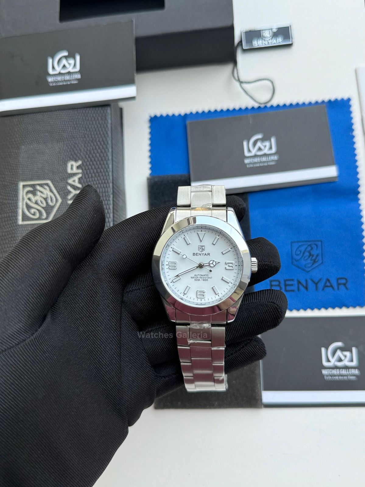 Benyar Explorer Automatic (White) BY5177 Watches Galleria