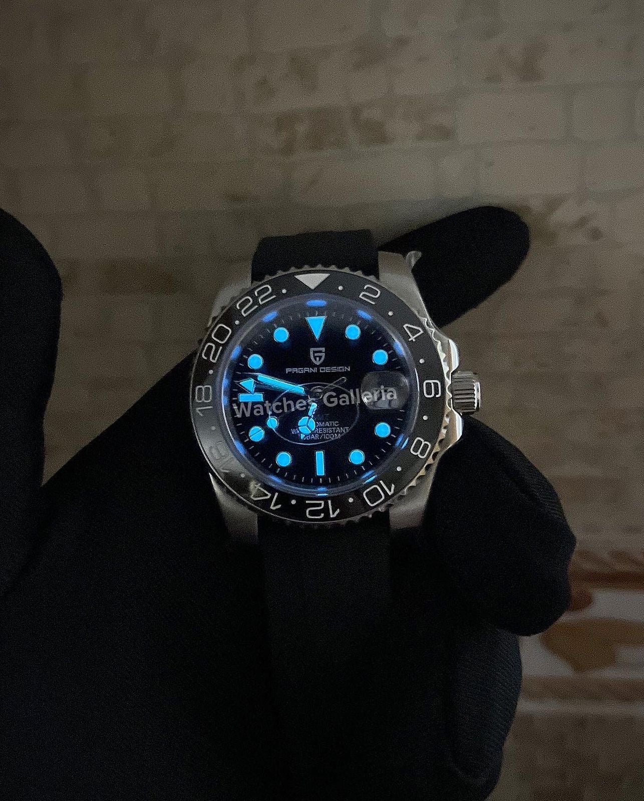 Pagani Design GMT Master I Automatic (Black) PD1662