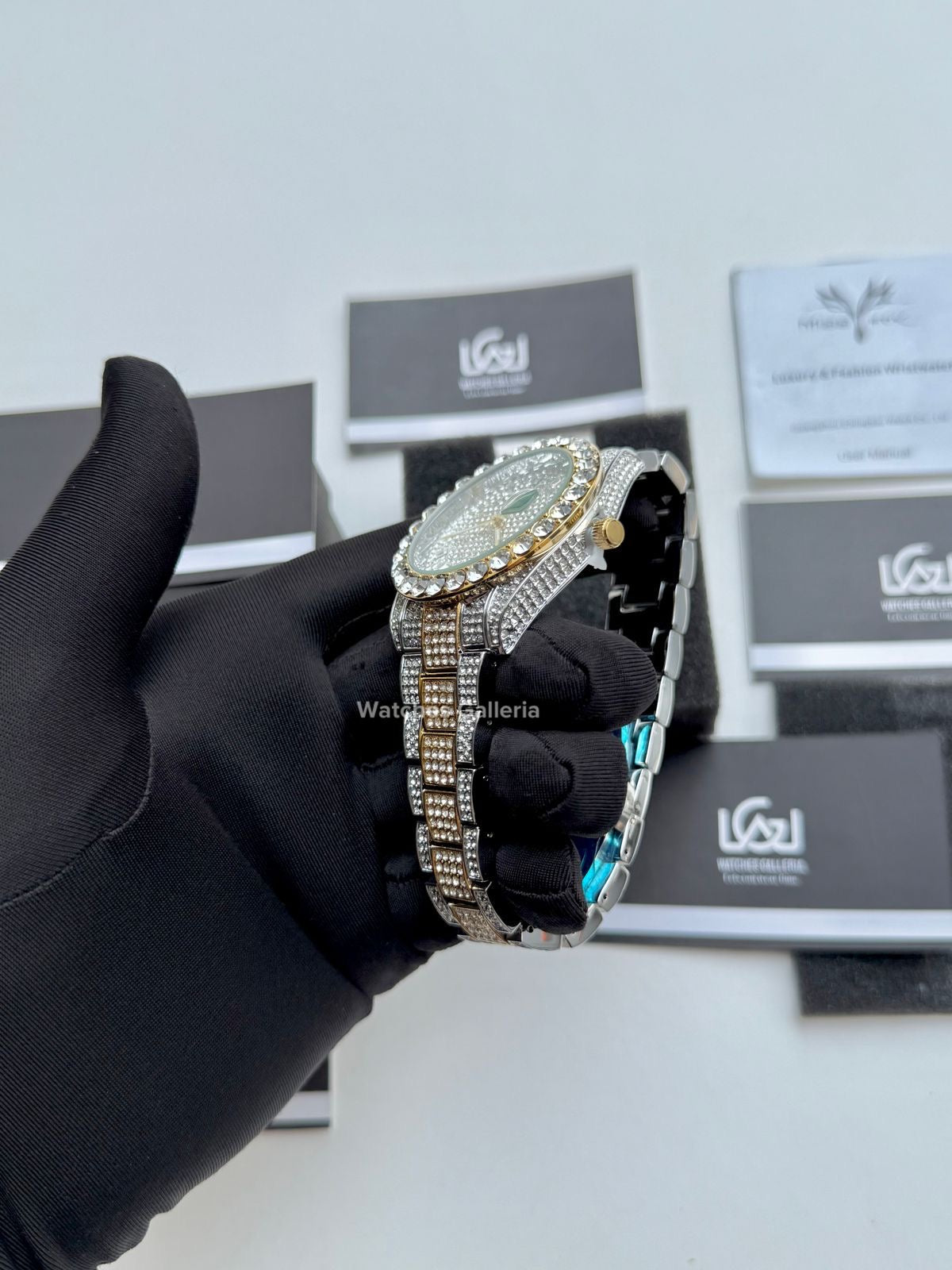 Miss Fox Iced Out Royal Oak (Two Tone) MFV332 Watches Galleria