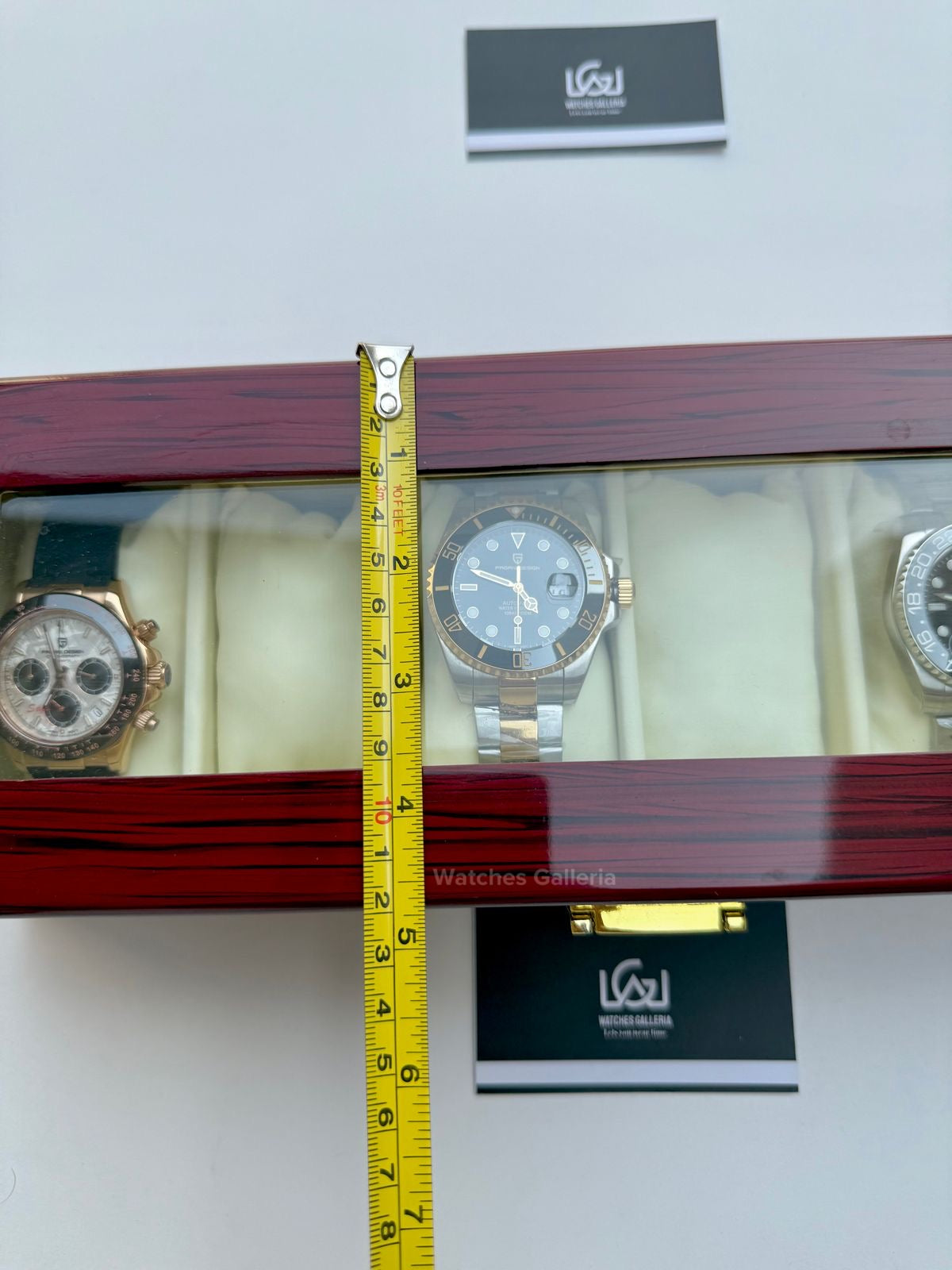 Watch Organizer Box Wooden (6 Slots) Watches Galleria