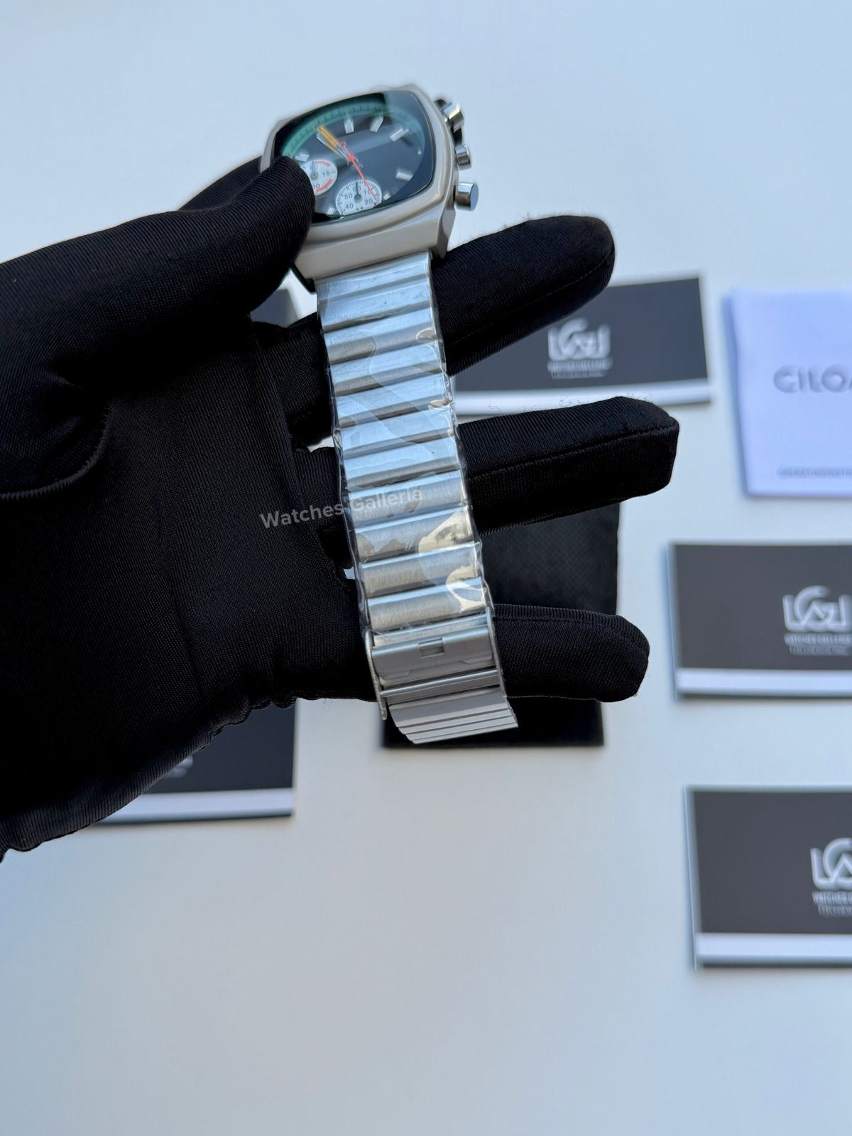 Ciloa Retro Dial Chronograph (Black) ciloa501 Watches Galleria