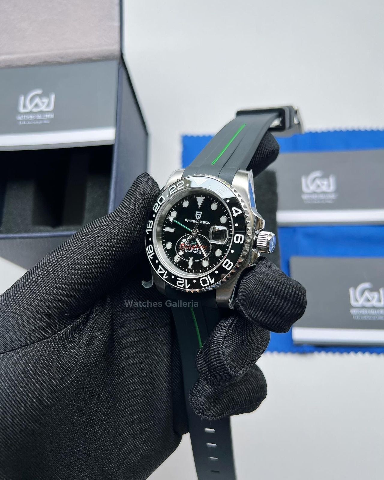 Pagani Design GMT Master Automatic (All Black) PD1662