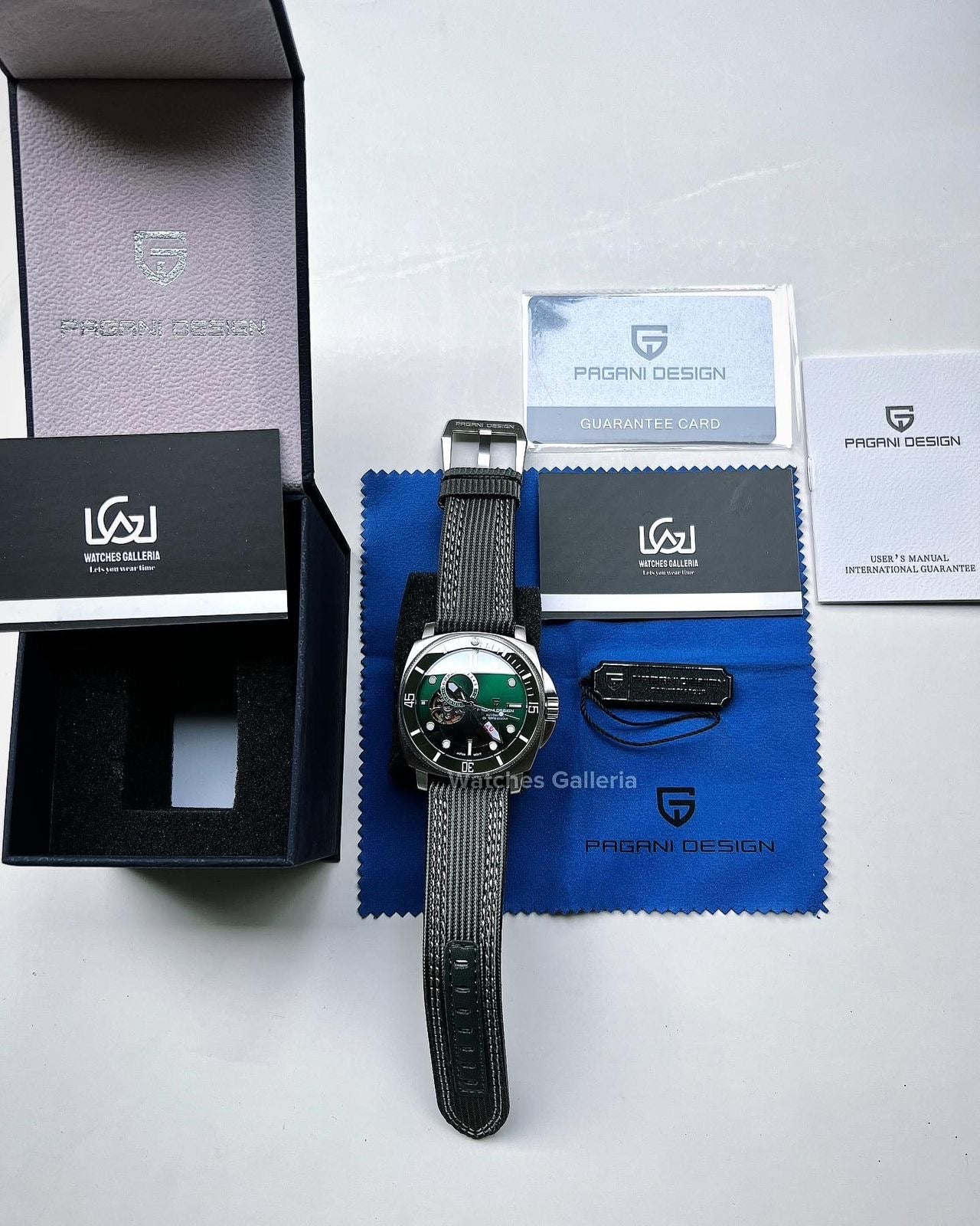 Pagani Design Submersible Green Dial PD1736