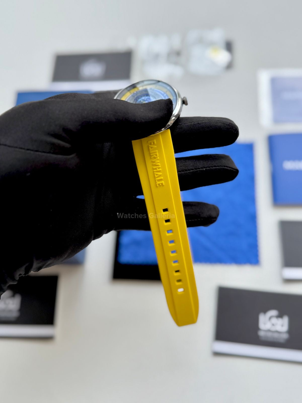 Mark Fairwhale Earth Planet Quartz (Yellow) MFW5700 Watches Galleria © Copyrights All Right Reserved
