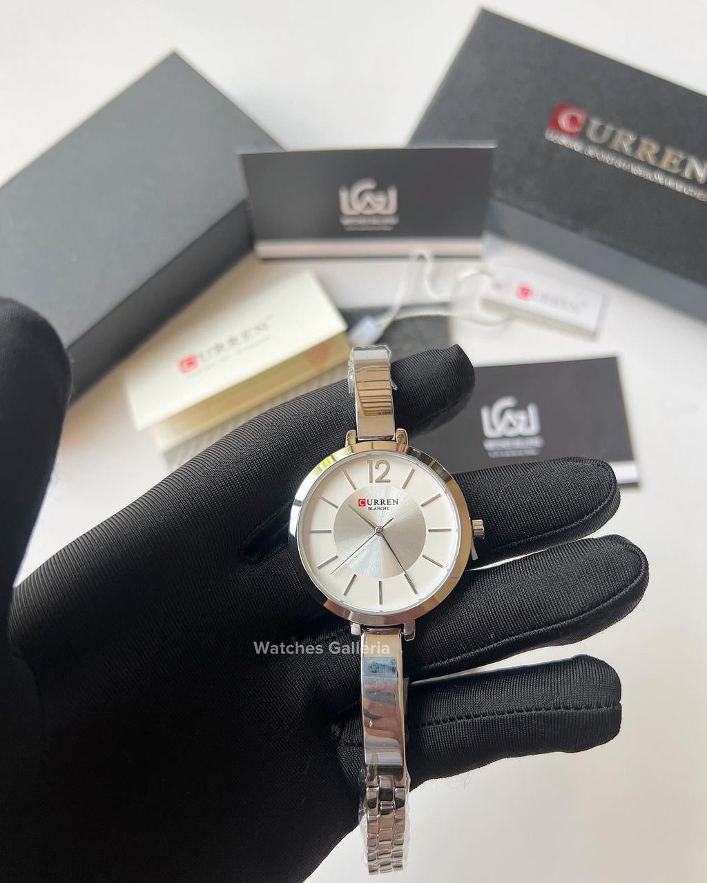 Curren Ladies Quartz Watch (Silver) C9012
