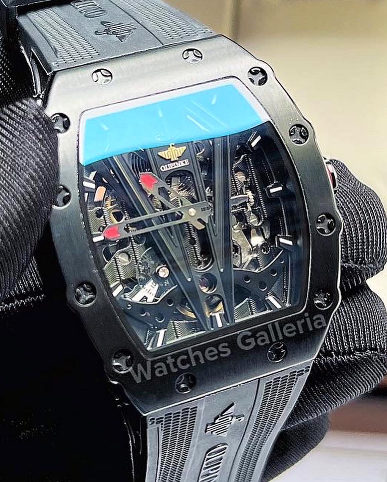 Oupinke Tonneau Skeleton Automatic (Black/Red) Oupinke3179