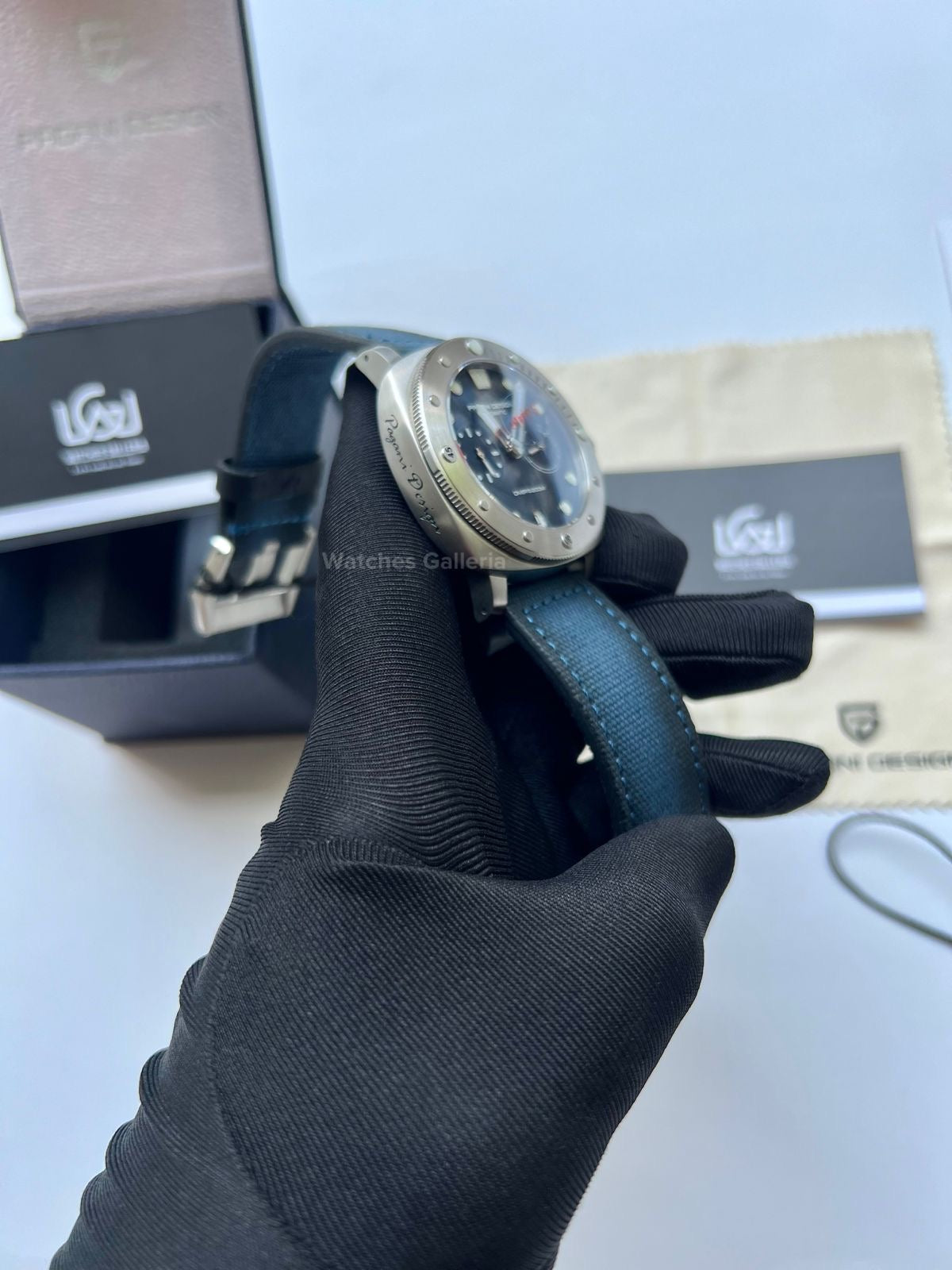 Pagani Design Submersible Automatic Divers Watch (Blue) PD1767 Watches Galleria