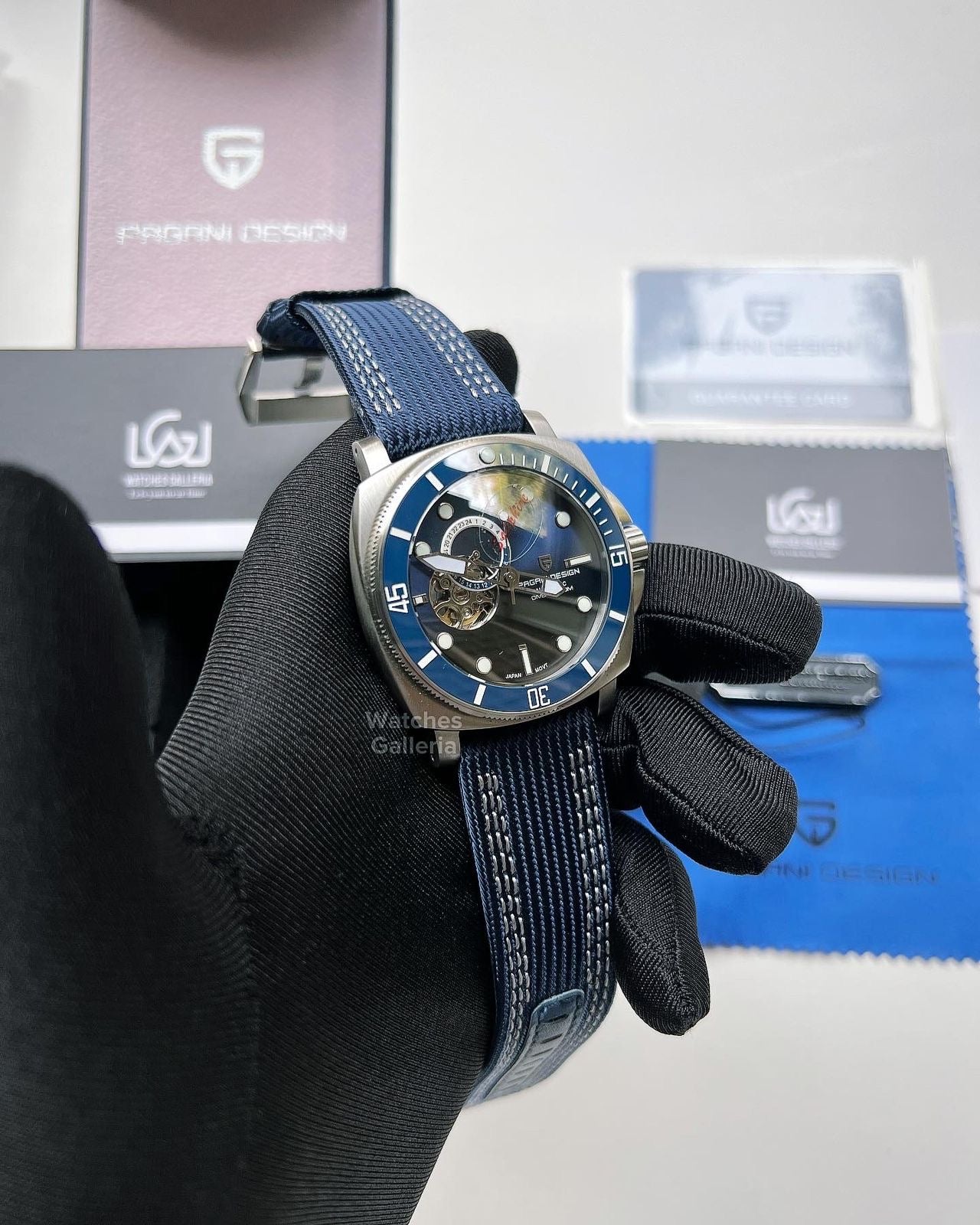 Pagani Design Submersible Blue Dial PD1736
