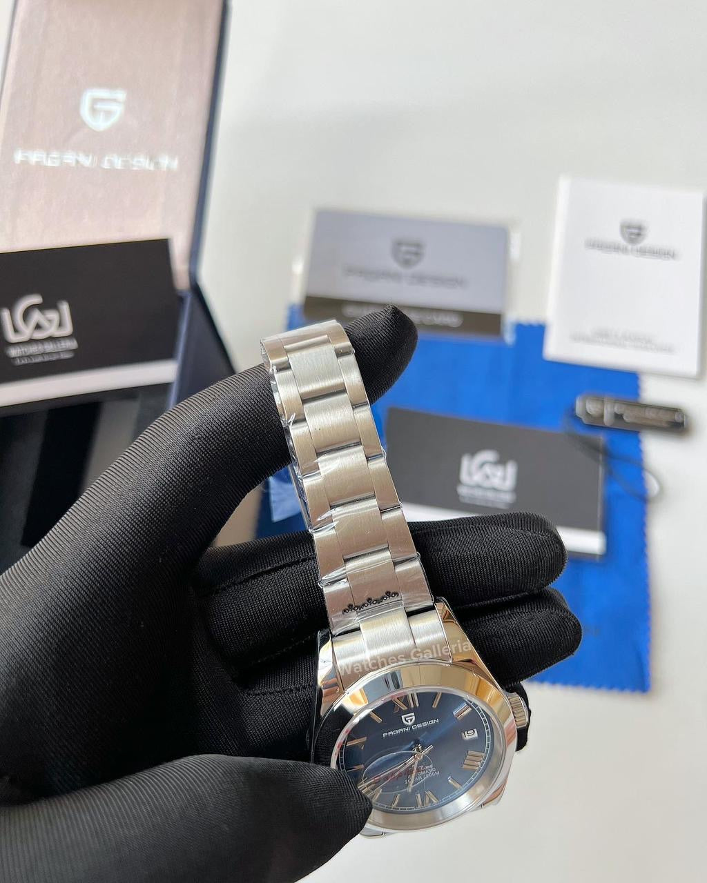 Pagani Design Oyster Date Roman Automatic (Blue) PD1691