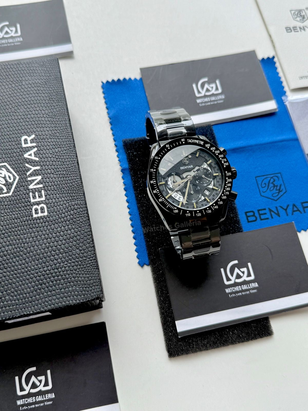 Benyar Dark Side of the Moon Apollo 8 (Black/Yellow) BY5120 Watches Galleria © Copyrights All Right Reserved