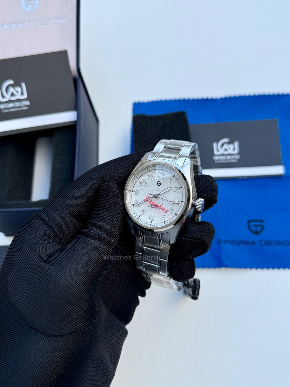 Pagani Design Spirit Pilot Automatic (White) PD1717 Watches Galleria