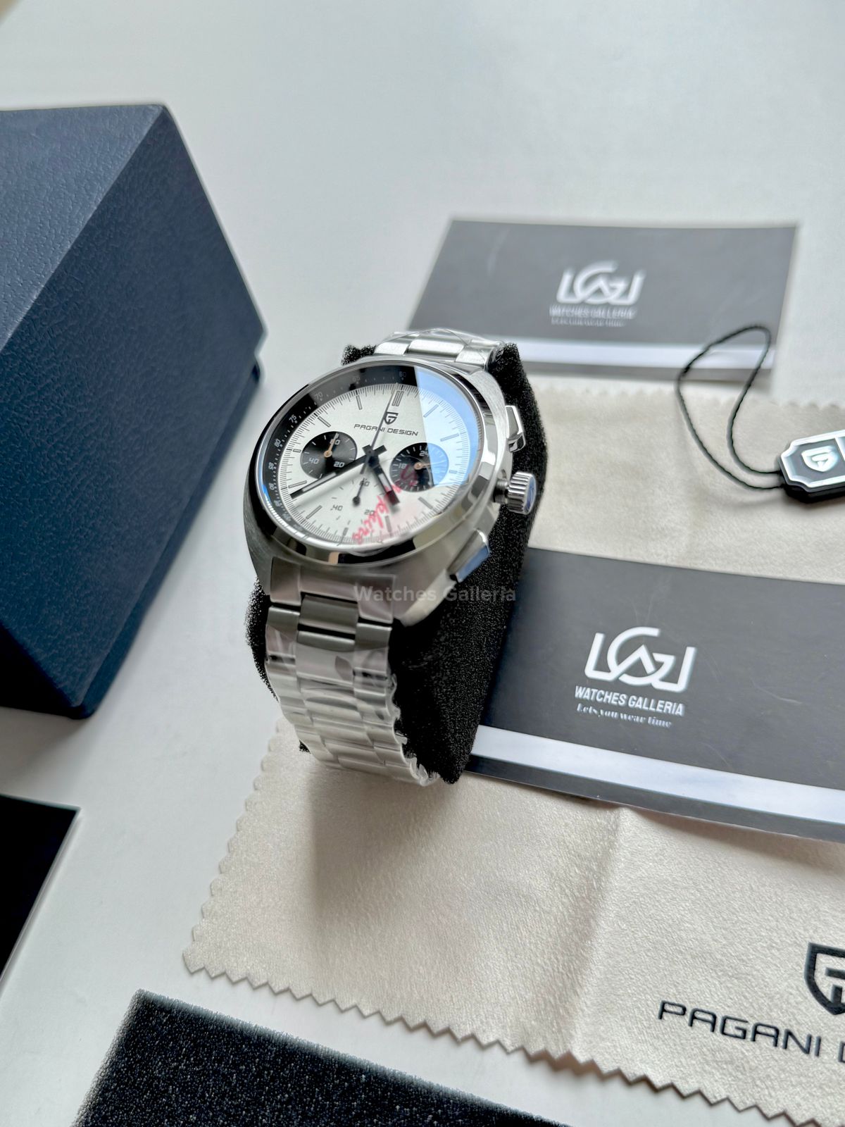 Pagani Design Vintage Chronograph Quartz (White) PD1782 Watches Galleria