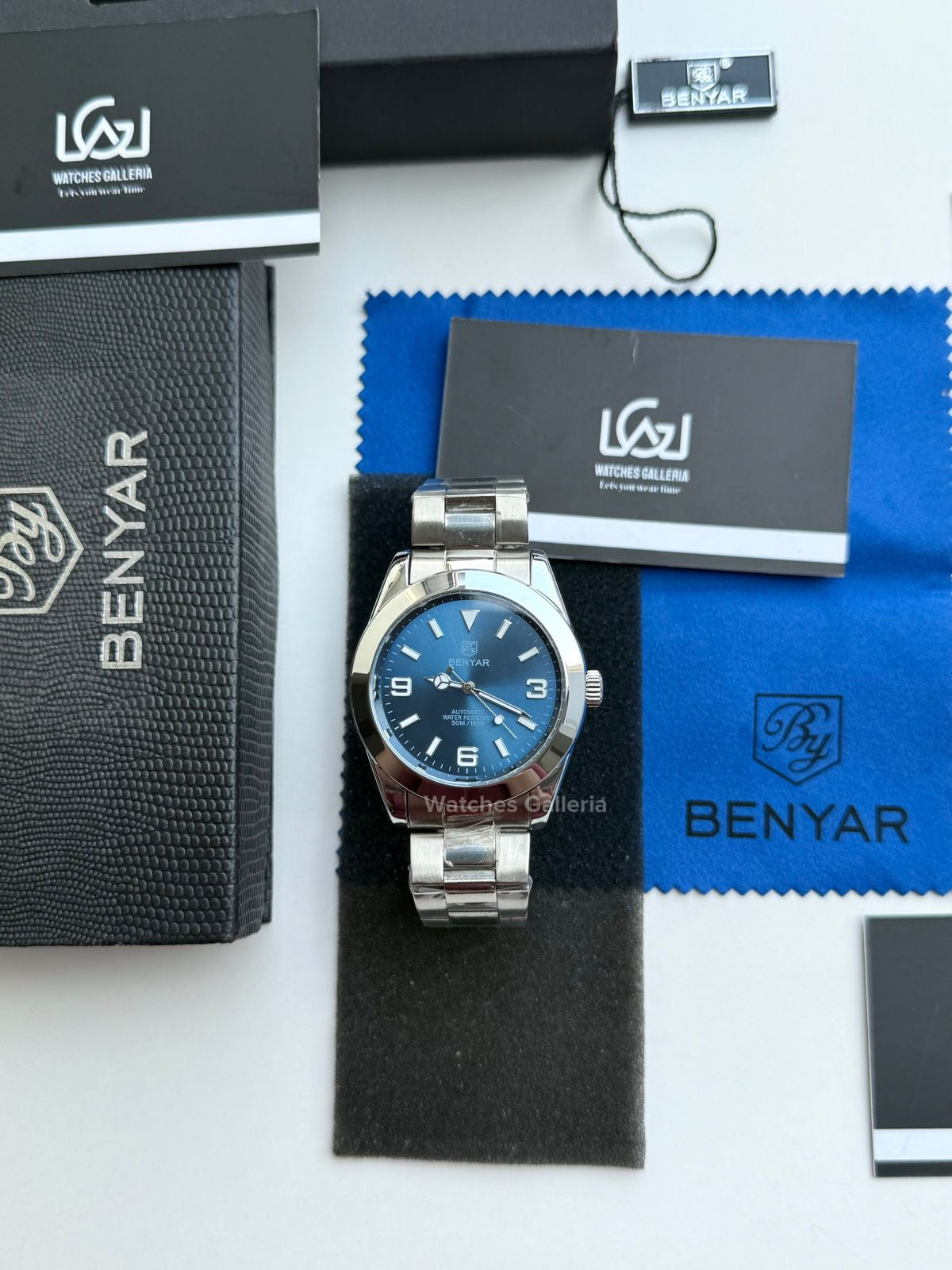 Benyar Explorer Automatic (Blue) BY5177 Watches Galleria