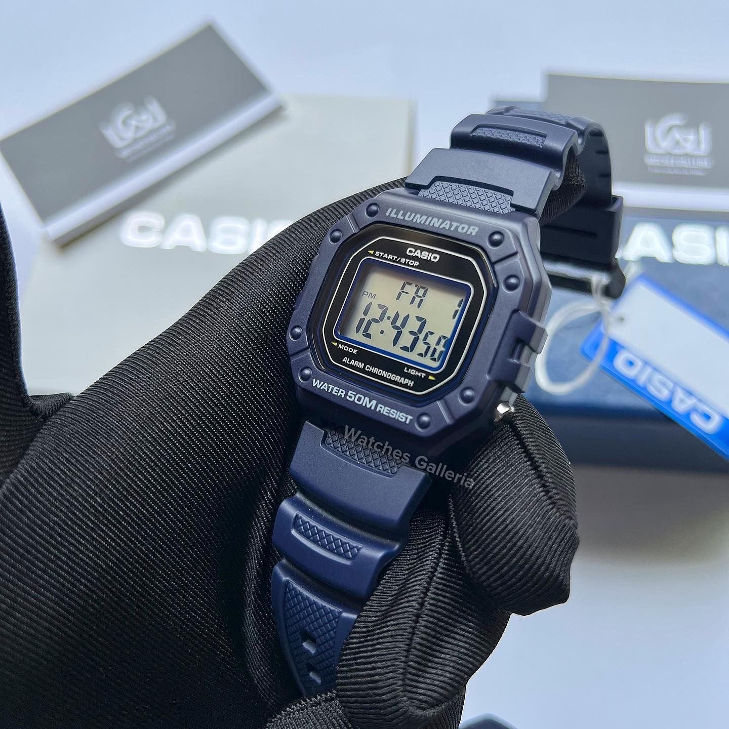 Casio Digital Watch (Blue) W218H