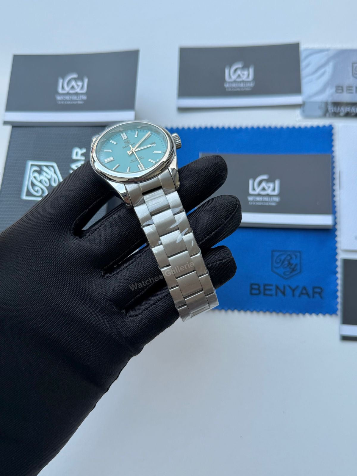 Benyar Oyster Perpetual Automatic (Tifanny Blue) BY5185 Watches Galleria