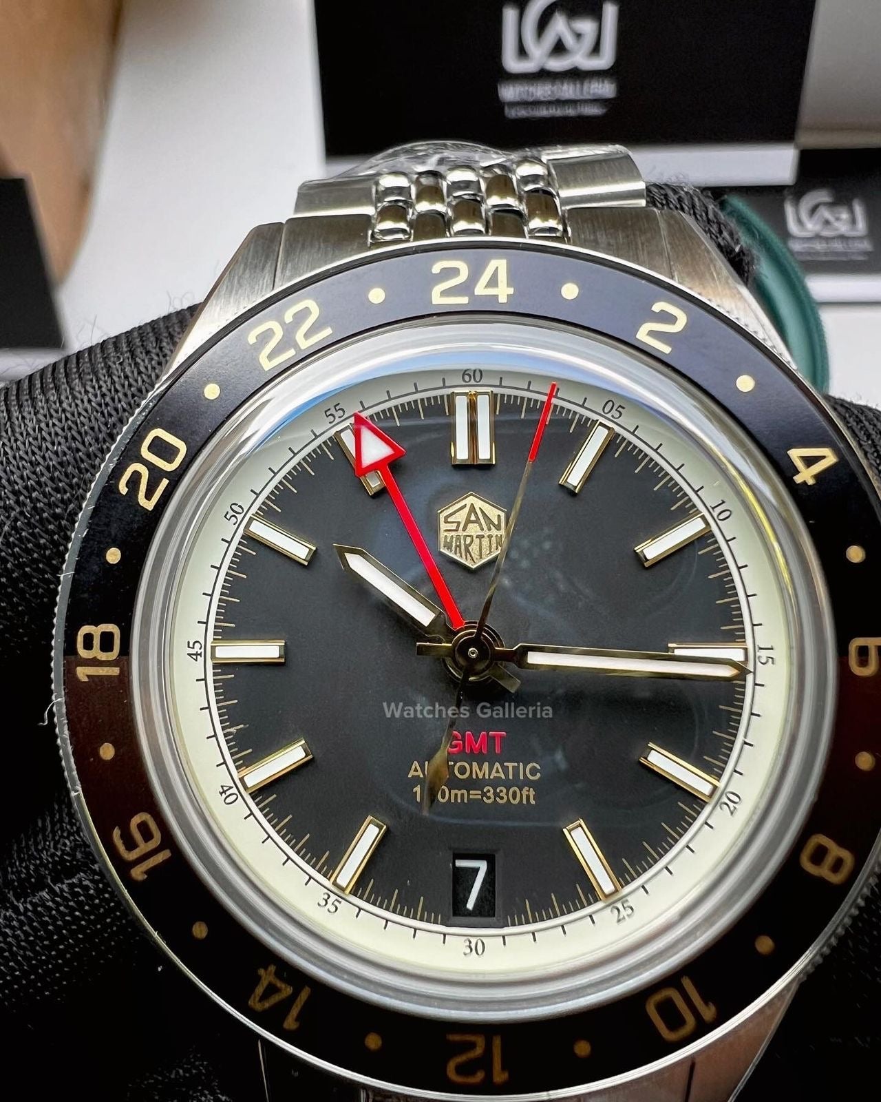 San Martin GMT RootBeer Automatic SN0116 Watches Galleria