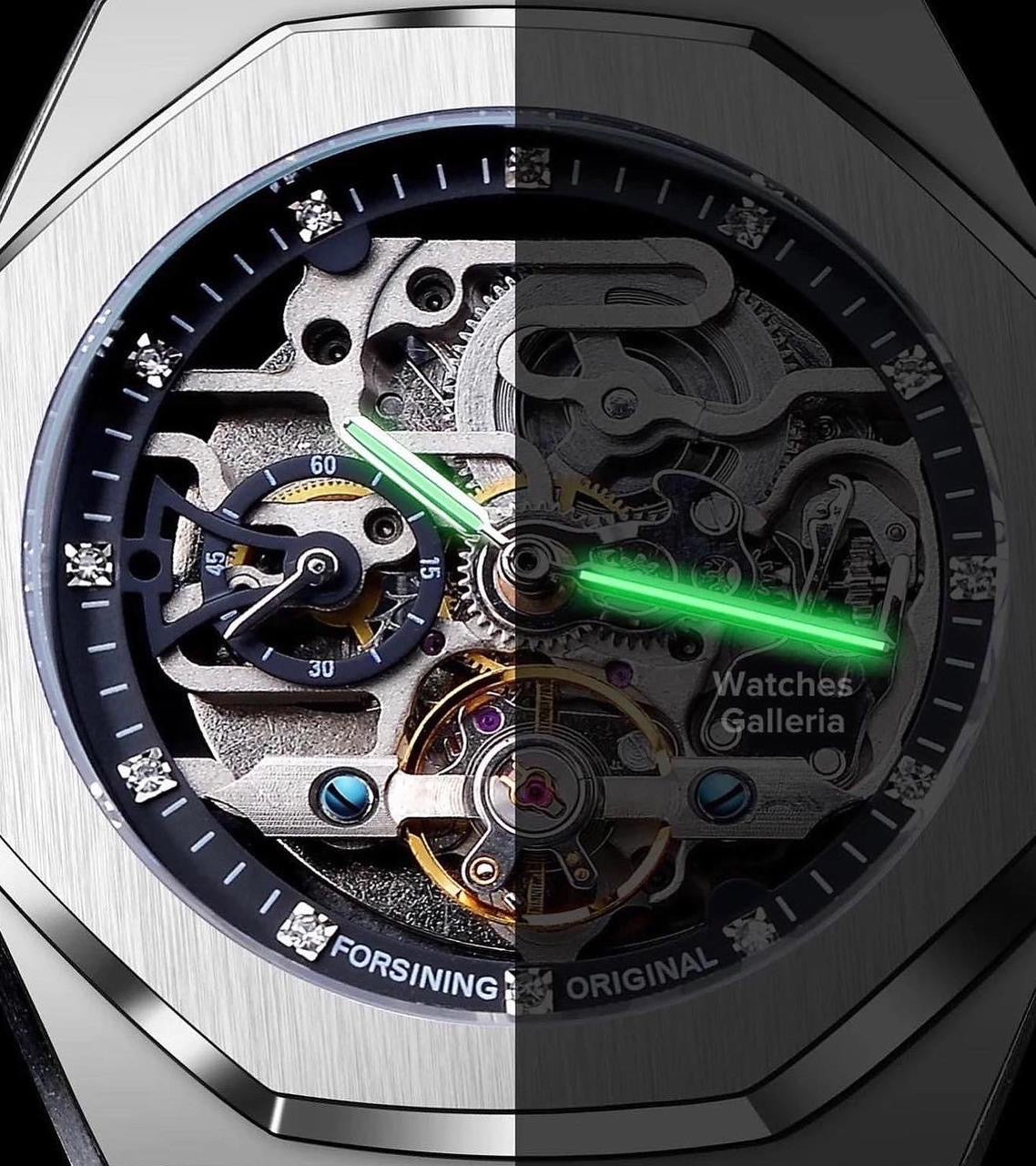 Forsining Royal Oak Skeleton Automatic (Black) TM375G