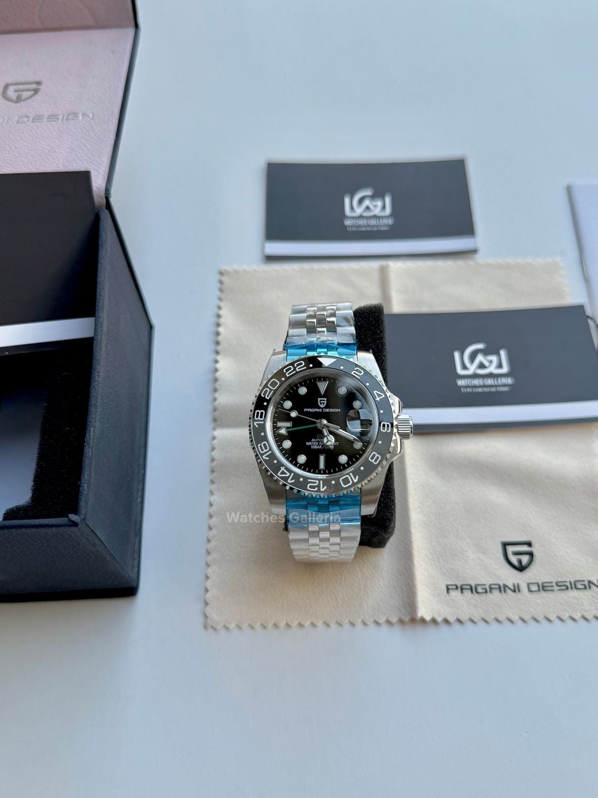 Pagani Design GMT Master II Bruce Wayne Automatic (Jubilee) PD1662 Watches Galleria