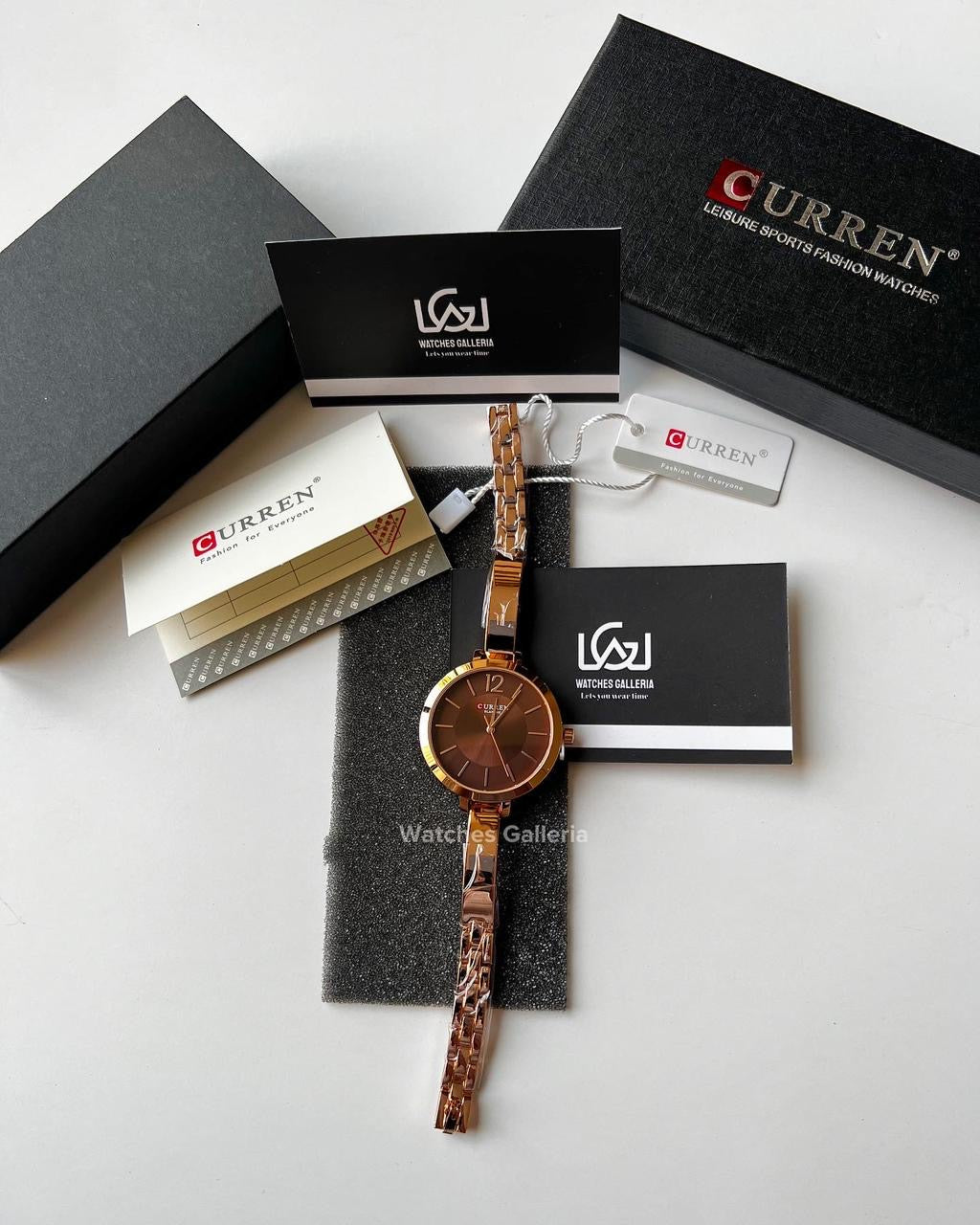 Curren Ladies Quartz Watch (Chocolate) C9012