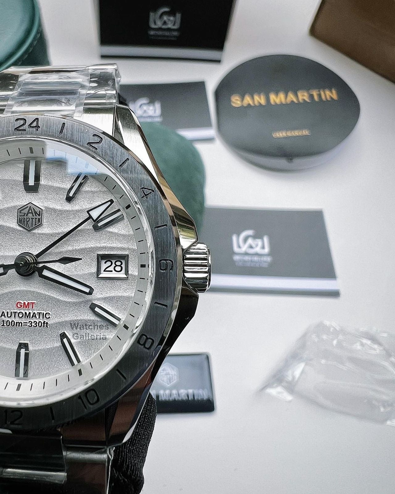San Martin Desert White Automatic SN0129
