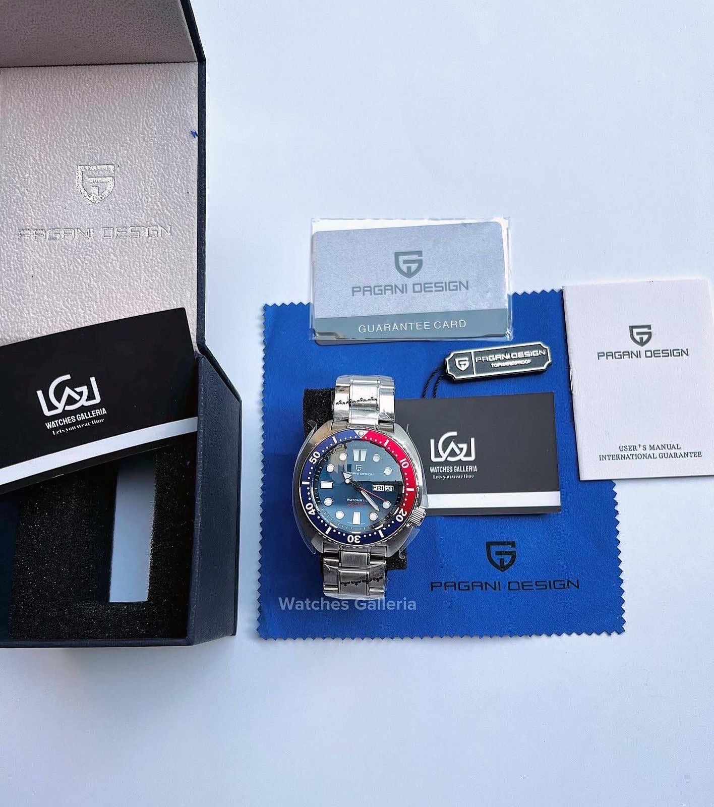Pagani Design Turtle Automatic (Pepsi) PD1696