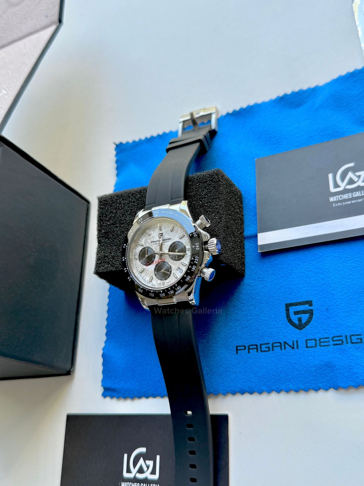 Pagani Design Daytona Quartz (White Meteorite) PD1664