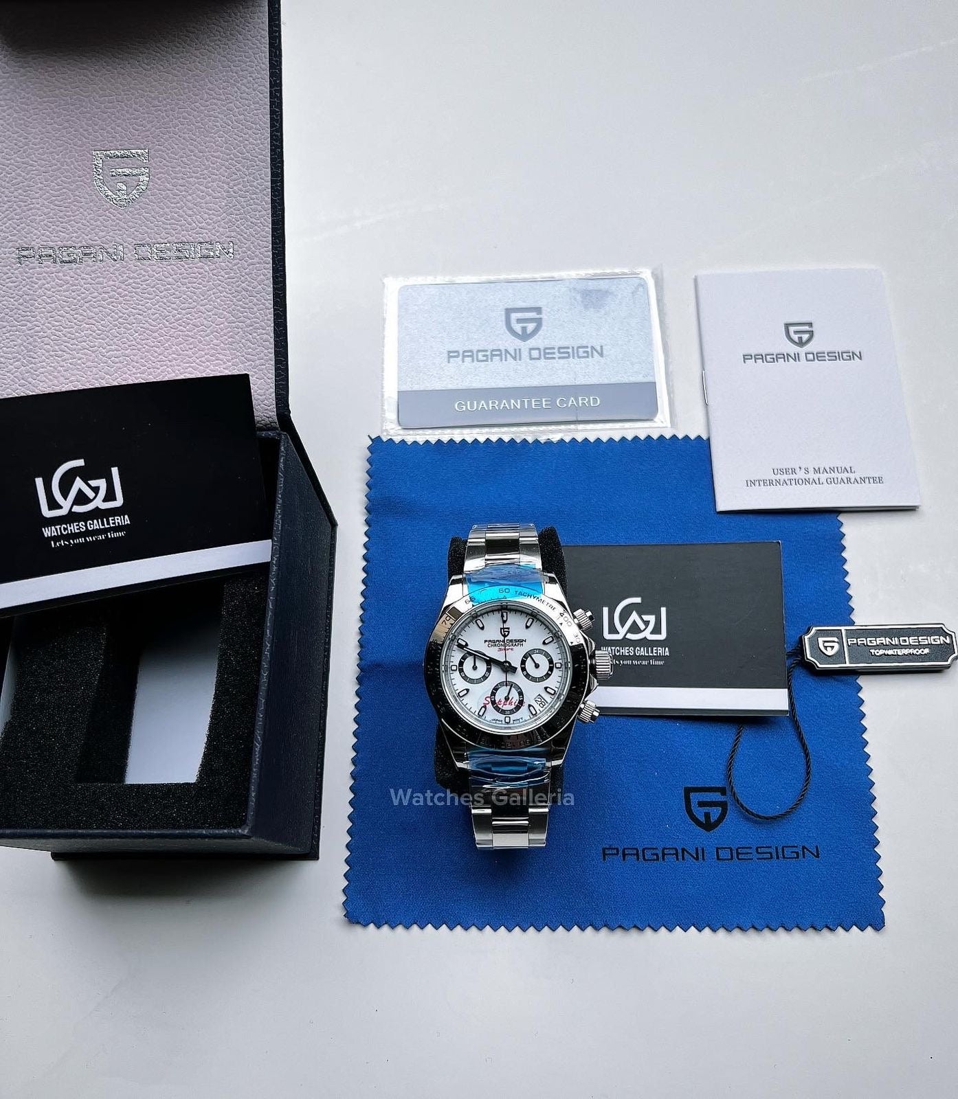 Pagani Design Daytona Quartz (White) PD1727
