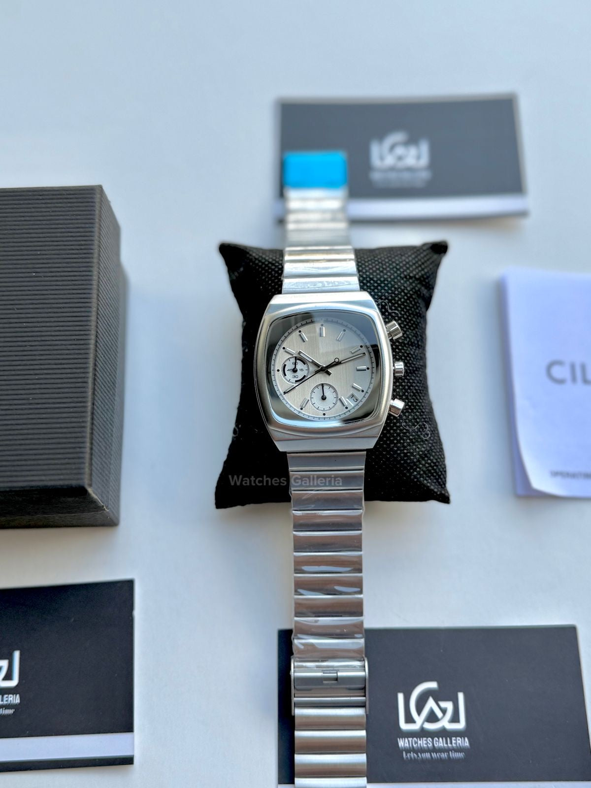 Ciloa Chronograph Steel (Silver) ciloa501 Watches Galleria