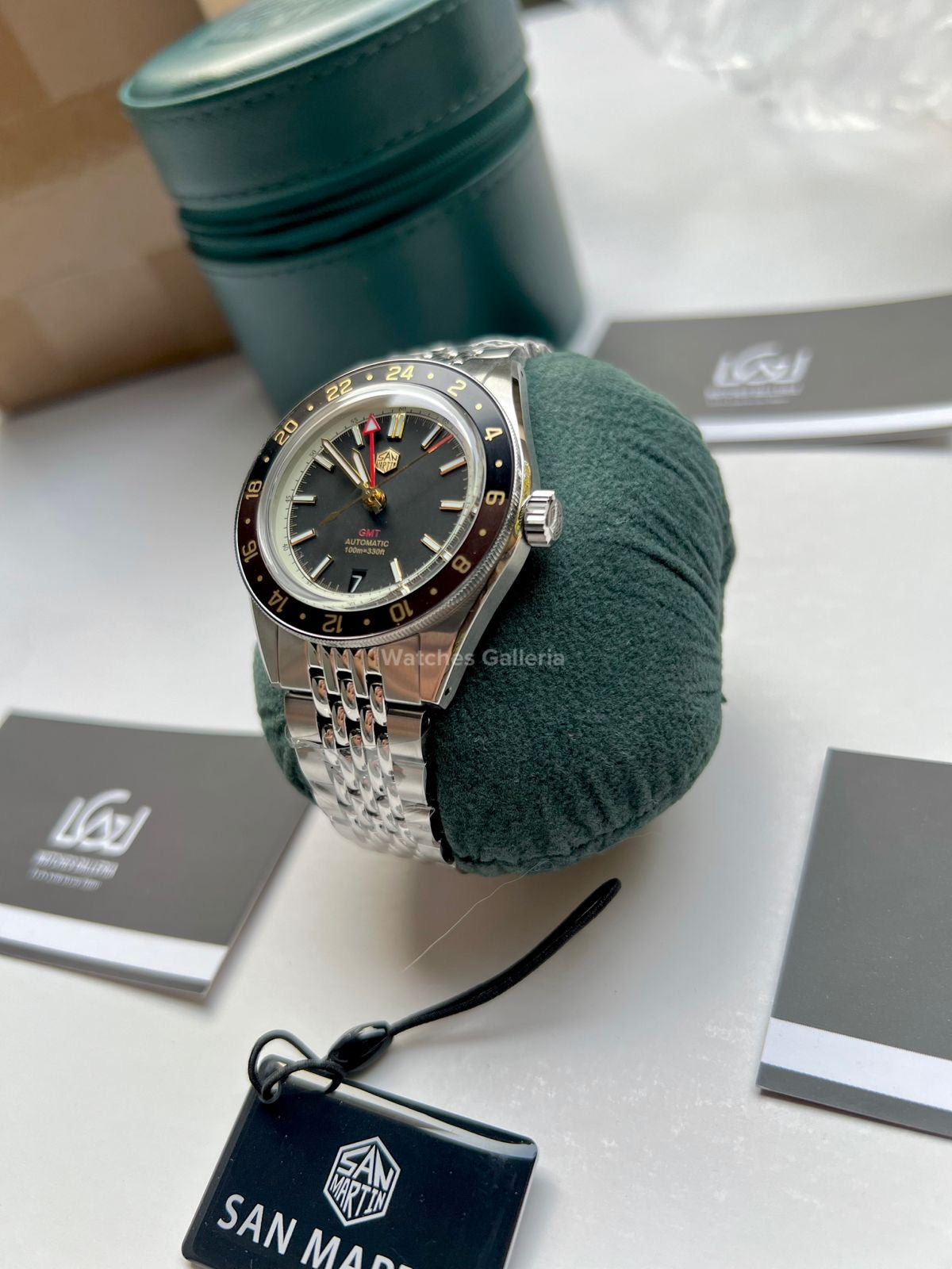 San Martin GMT RootBeer Automatic SN0116 Watches Galleria