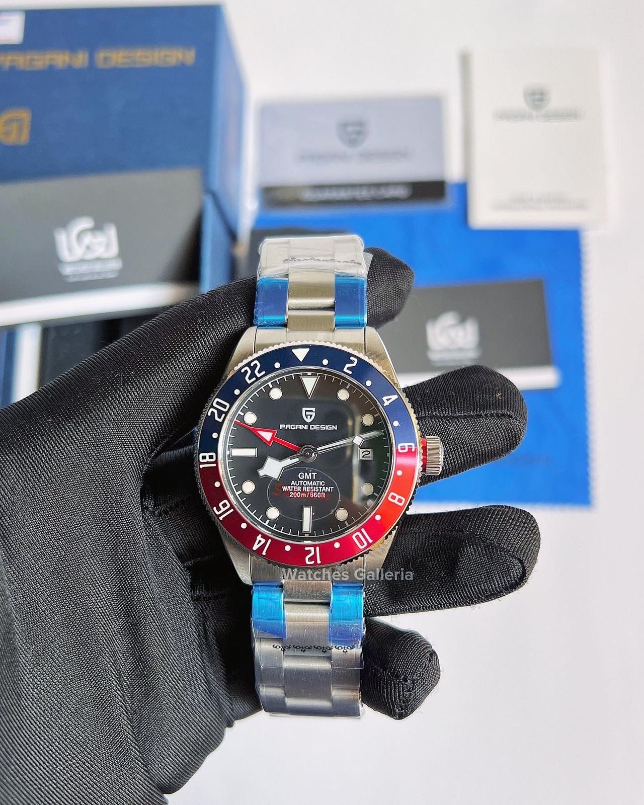 Pagani Design Black Bay GMT (Pepsi) PD1706