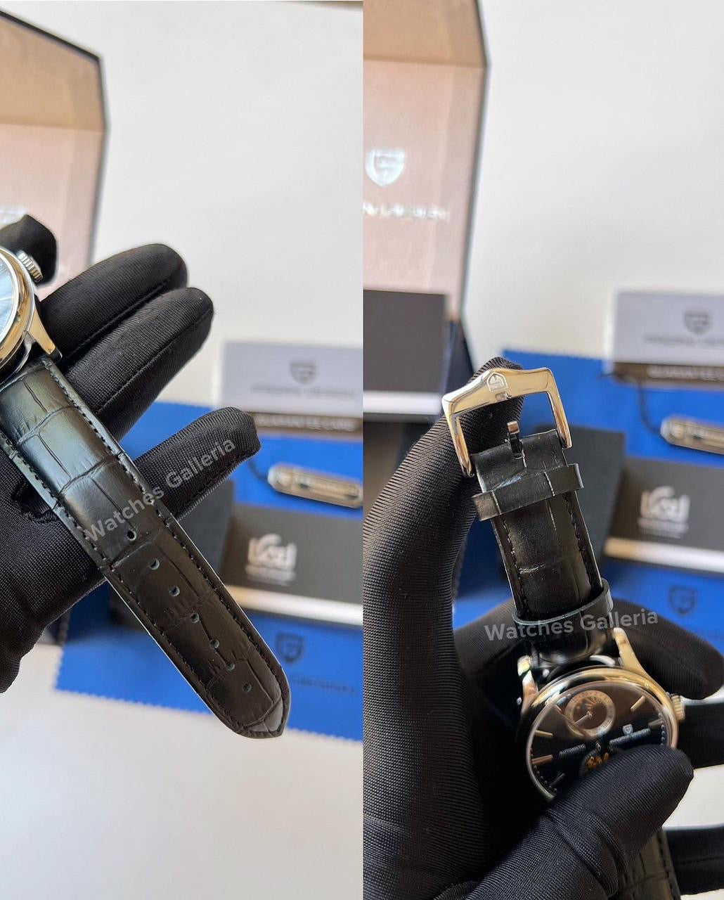 Pagani Design Cocktail Moonphase Tourbillon Automatic (Black) PD1656 "DISCONTINUED"