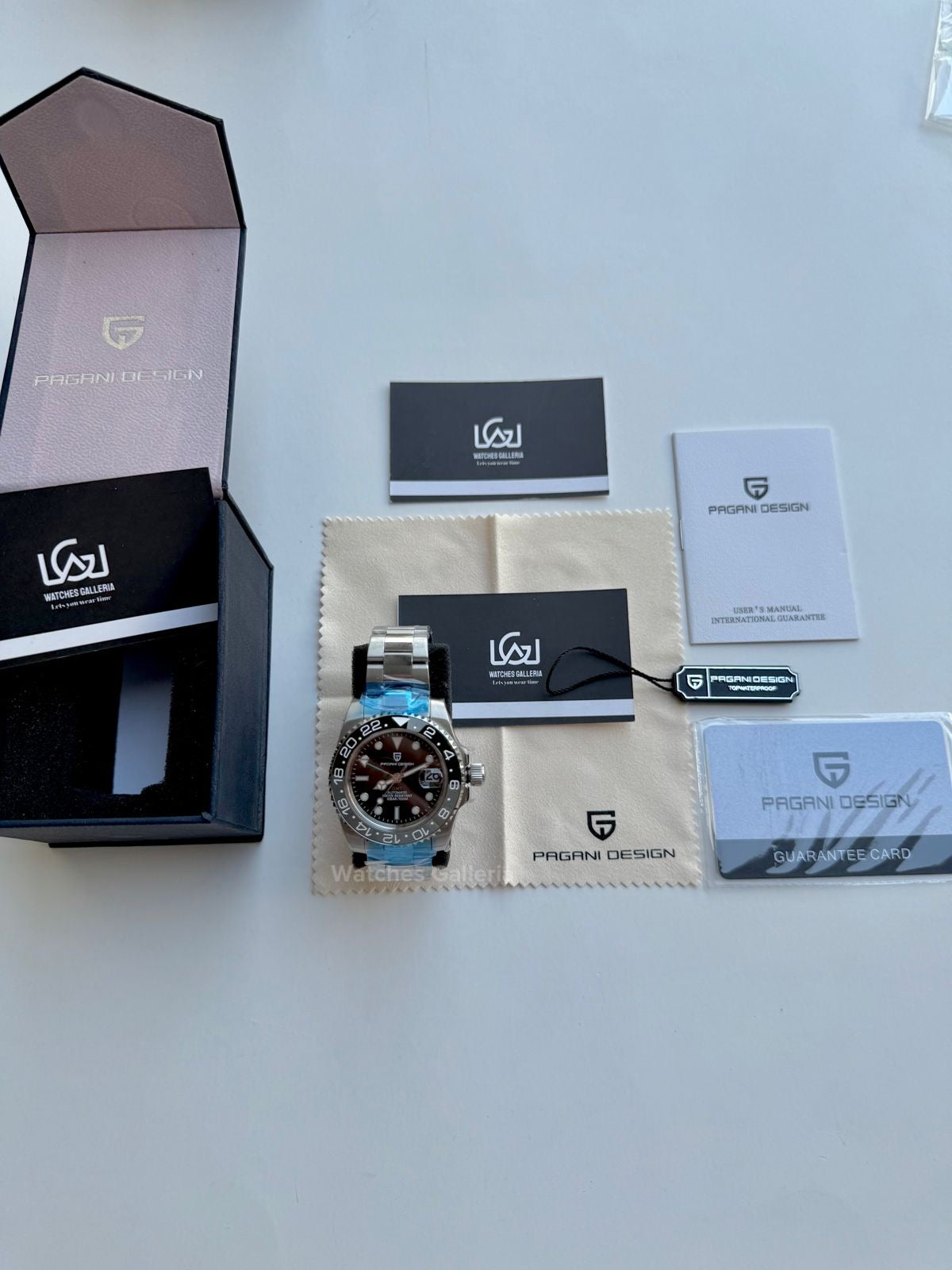 Pagani Design GMT Master II Oyster Bruce Wayne PD1662 Watches Galleria