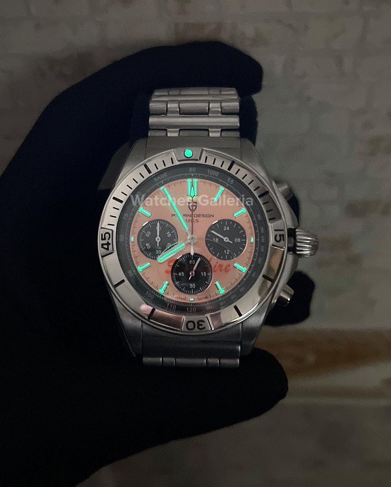 Pagani Design Chronomat W/ Rouleaux Bracelet (Gold) (Discontinued) PD1705