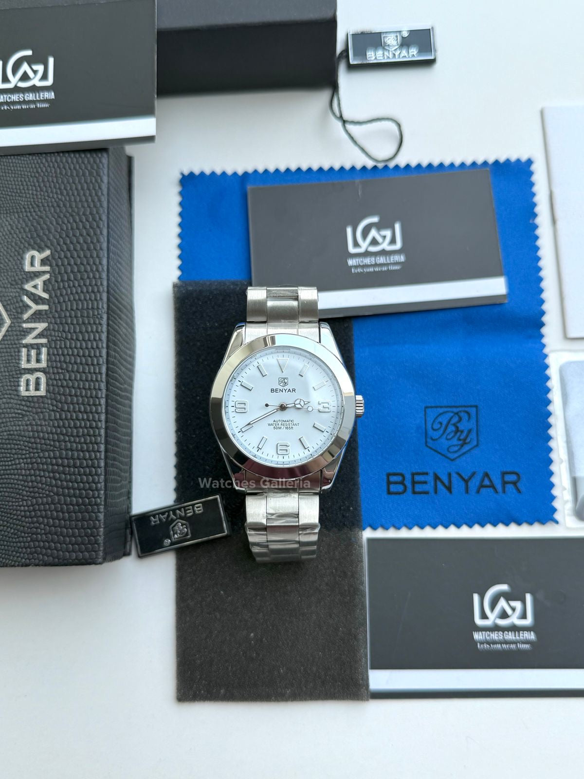 Benyar Explorer Automatic (White) BY5177 Watches Galleria