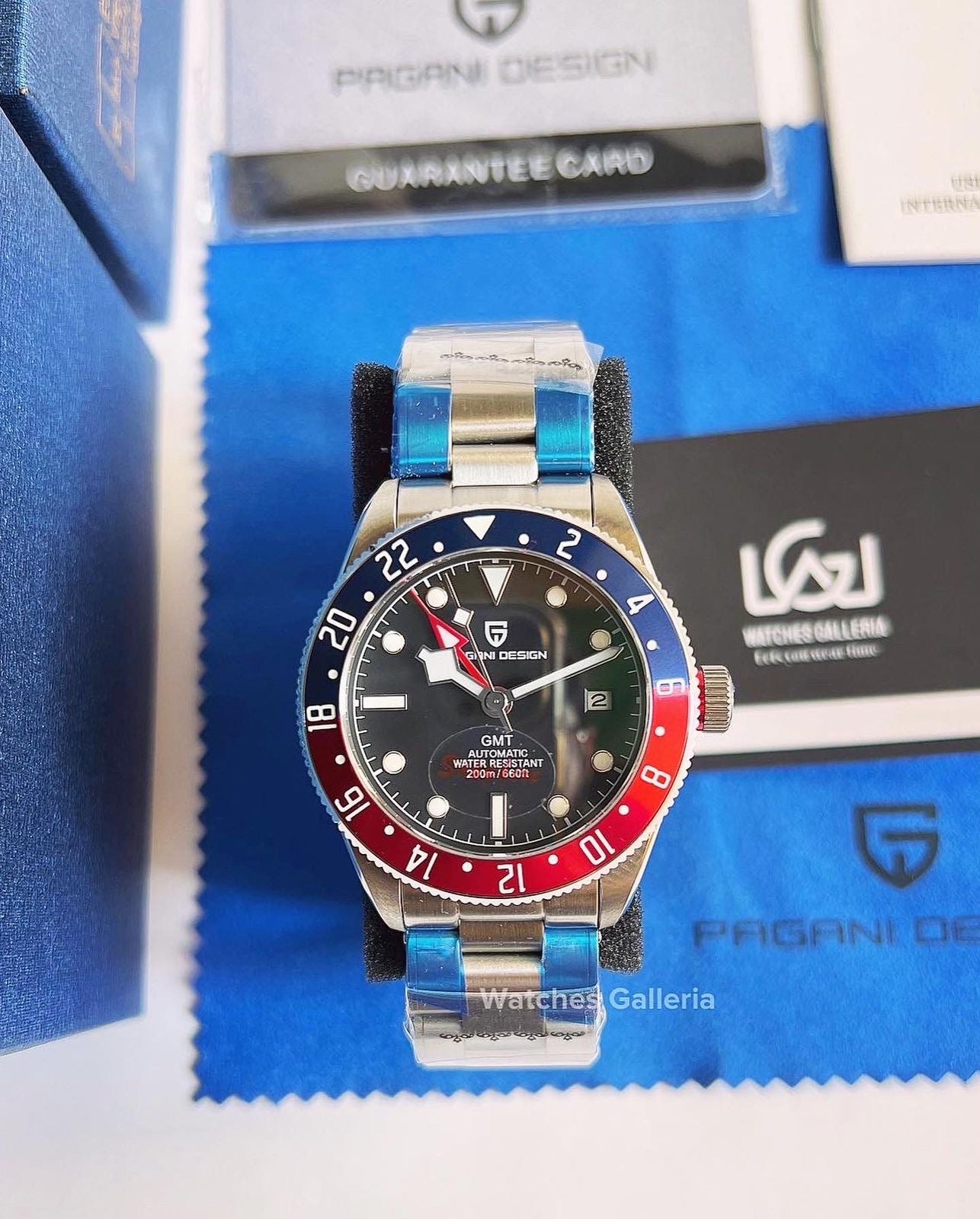 Pagani Design Black Bay GMT (Pepsi) PD1706